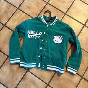 Hello Kitty Teal Jacket with White Accents